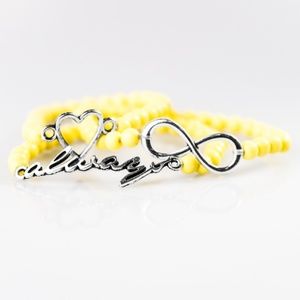 Bracelets - Stretchy Forever in Fashion Yellow Set